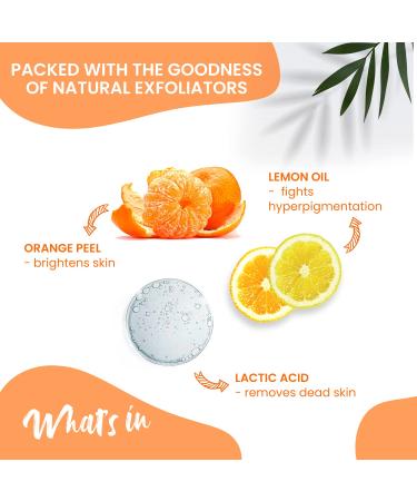 Nutriglow Advanced Organics Vitamin C Lightening Face Scrub - 100gm | Best Skin Brightening Exfoliator for Radiant Glow - International Shipping Available - Buy Online on GoSupps.com