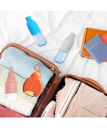 Silicone Bottle Covers 12 Pieces Silicone Leak Proof Travel Covers for Toiletries Travel Container Elastic Bottle Cover Sleeve for Leak Proofing Silicone Sleeve Bottle Covers for Toiletries - Buy Online on GoSupps.com