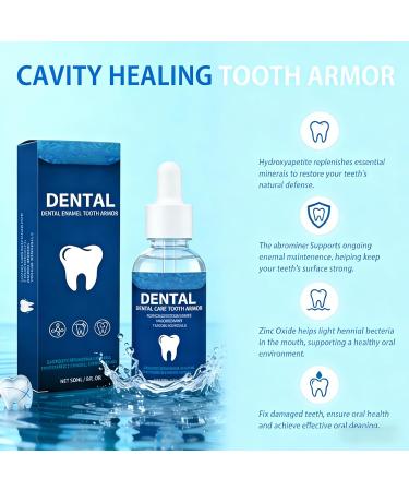 Dental Enamel Care Tooth Armor| Nano Hydroxyapatite Complex| Enamel Support Oral Care Drops 60ml (2) - Buy Online on GoSupps.com