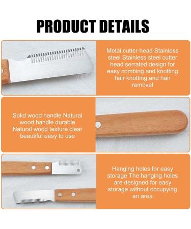 Professional Trimmeters Set for Dogs & Cats - Stainless Steel Fine & Medium Tooth Care Kit - Buy Online on GoSupps.com