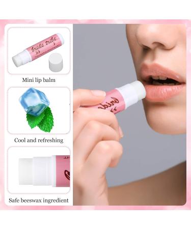 50 Set Bridal Shower Lip Balm Gifts | Bulk Wedding Favors with Organza Bags & Tags | Perfect for Bridesmaid Proposals & Bachelorette Parties - Buy Online on GoSupps.com