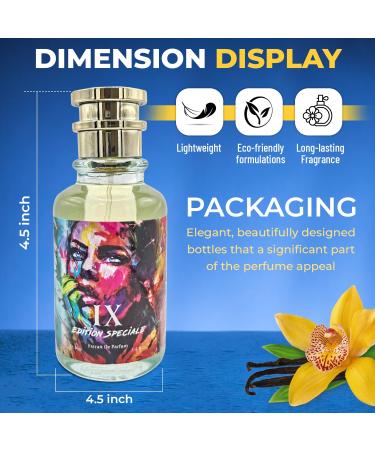 IX Edition Speciale Perfume for Women | Impression of Parisi Terroni | Perfume for Unisex Extrait de Parfum | 3.4 Fl Oz / 100 ml | Long Lasting 8-10 hours - Buy Online on GoSupps.com