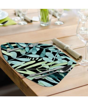 Gossamer Palms Reversible Wedge Shaped Placemat Set - Set of 4, Made in the USA - Buy Online on GoSupps.com