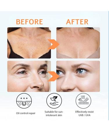 Sunscreen SPF 50+ Sun Cream SPF 50+ Oil Control Face Sun Cream SPF 50 PA++++ Suncream Factor 50 for Face Waterproof Travel Sun Cream Ultra Light UVA & UVB Protetion Non-Perfumed - Buy Online on GoSupps.com