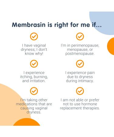 Membrasin 60 Day Supply - Vaginal Dryness Relief Vitality Pearls & Vulva Care Cream for Menopause Moisture - Buy Online on GoSupps.com