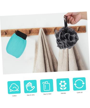 FRCOLOR 2 Sets Bath Set for Men - Body Scrub, Scrubber, Loofahs, Exfoliating Pad, Shower Gloves, Bubble Making Net - Bathroom Supplies for Clean and Refreshed Skin - Buy Online on GoSupps.com