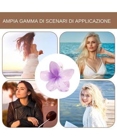 Flower Hair Clips | Floral Hair Clips | Fashion Hair Clips Plumeria Hair Clips 5 Flower Hair Clips Plumeria Hair Clip Plumeria Hair Barrettes P Purple - Buy Online on GoSupps.com