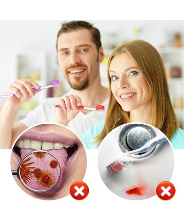 Tyqour Orthodontic Toothbrush Set - 4 Pieces Double V-Trim Tuft for Braces & Interdental Cleaning | Ideal for Dental Hygiene - Buy Online on GoSupps.com