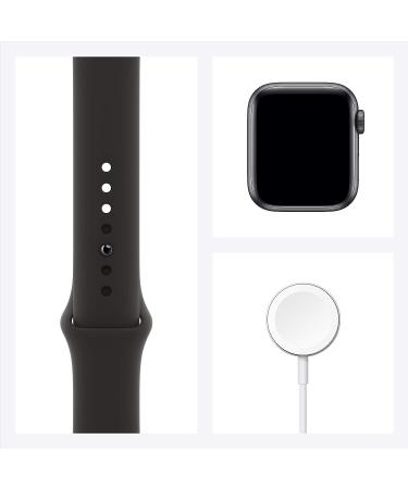 Apple Watch SE (GPS) 40mm - Space Gray Aluminum Case with Black Sport Band (Renewed) - Buy Online on GoSupps.com