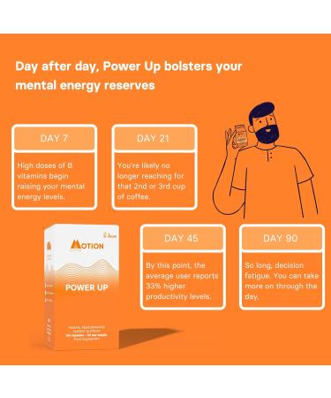 Motion Nutrition Power Up Daytime Nootropic - 60 Capsules - Buy Online on GoSupps.com