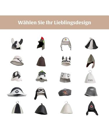 Buy Pilot Sauna Hat - 100% Cotton Felt for Men & Women | Premium Comfort & Style | Fast International Shipping - Buy Online on GoSupps.com
