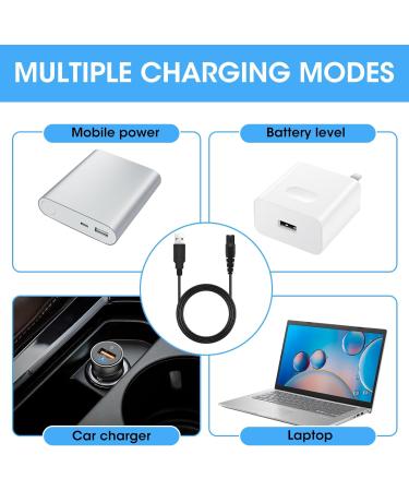 2Pcs Electric Shaver Chargers Compatible with Braun Philips Remington Wahl - One Blade Shaver Charger - Buy Online on GoSupps.com