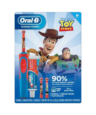 Oral-B Rechargeable Toothbrush + Kids Crest Toy Story