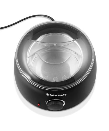 Salon Sundry Portable Electric Hot Wax Warmer Machine - Black/Clear Lid | Hair Removal - Buy Online on GoSupps.com