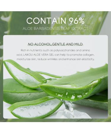 Aloe Vera Gel For Face 96% Pure Aloe Vera Gel Organic Aloe Vera Gel Aloe Vera Face Cream Pure Aloe Vera Gel Moisturiser Face Women & Men For Sunburn After Sun Soothing Repair Moisturizing - Buy Online on GoSupps.com