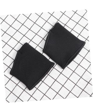 2pcs Half Sleeve Bunion Straighteners + Night Splint Heels Cushioning Pads | Black | 8X6CM - Buy Online on GoSupps.com