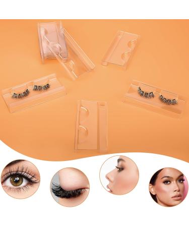 MWoot 24 Rectangle Clear Eyelash Holder | Plastic Container for Eyelash Storage | Perfect for Organizing False Lashes - Buy Online on GoSupps.com