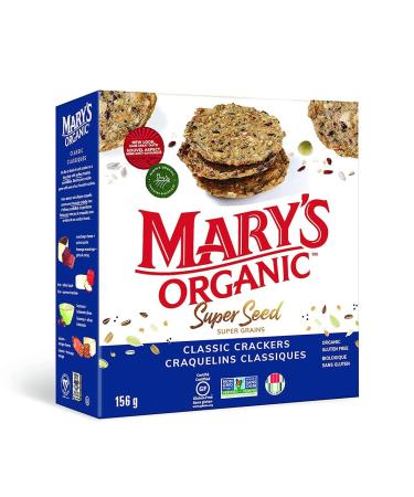 Mary's Gone Crackers Super Seed Classic Crackers, 5.5 oz Classic 5.5 Ounce (Pack of 1)