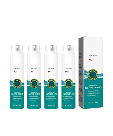 Heal Scar Care Spray - Advanced Formula for All Types of Scars (80g) White