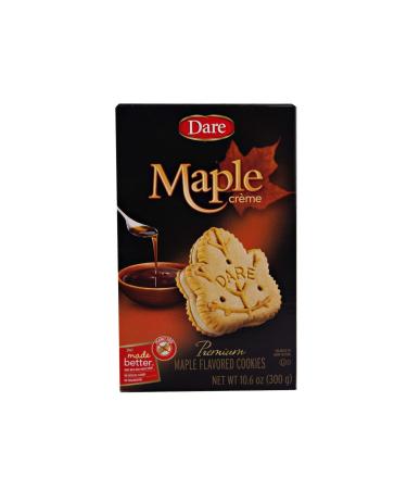 Dare Foods Maple Leaf Creme Cookies 3 /10.6 Ounce Boxes - SET OF 10 .10 SET (10.6 Ounce (Pack of 3))