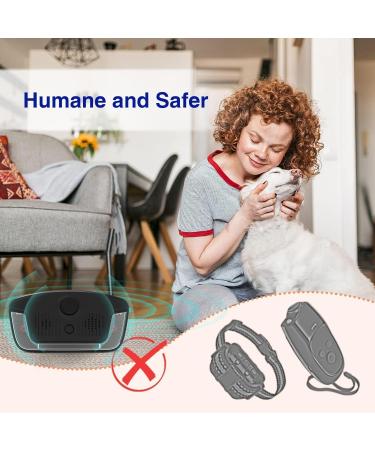 YUCEN Anti Barking Device Ultrasonic Anti Barking Devices with 3 Frequency Levels Automatic Stop Dog Barking Deterrent Barking Control Devices Indoor Outdoor Use - Buy Online on GoSupps.com