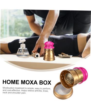 Lurrose Moxibustion Box Set - Copper Moxa Container & Stick Holder | MOXIBUSTION Bundle 9x6.5cm | International Shipping Available - Buy Online on GoSupps.com