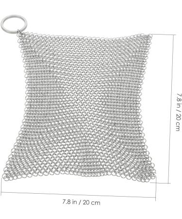 3pcs Wire Mesh Frying Pan Stainless Steel Serving Utensils Stainless Steel Cookware Cleaner Households Cleaning Set Skillet Pad Pan Cleaner Ring Carpet - Buy Online on GoSupps.com