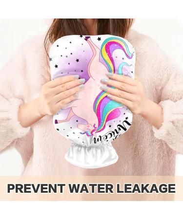 Unicorn Hot Water Bottle with Cover - 1L Pain Relief & Heat-Cold Therapy | BAP-Free - Buy Online on GoSupps.com