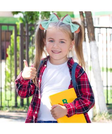 Pencil Hair Clip - Pencil Bows Hair Clips for Back to School - Unique Strong Hold Hair Clips Claw Clips School Hair Accessories for Kindergarten Students Lake Blue - Buy Online on GoSupps.com