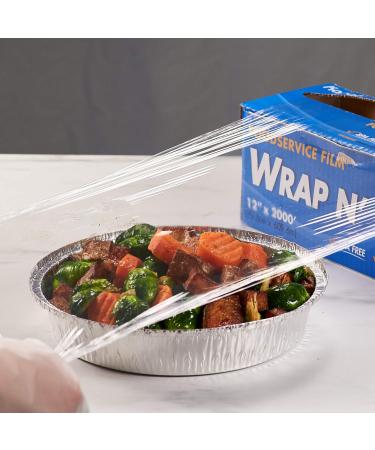 Karat 12-Inch x 2000 ft Foodservice Film with Serrated Cutter - 12 x 2000' Wrap N Go Roll - Buy Online on GoSupps.com