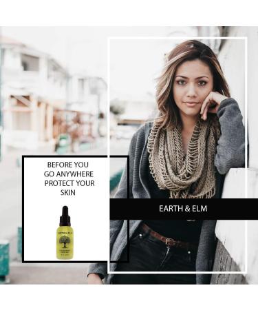 Earth & Elm 100% USDA Organic Hydrating Face Oil - Nourishing Skin Therapy with Vitamin E for Facial Massage - Buy Online on GoSupps.com