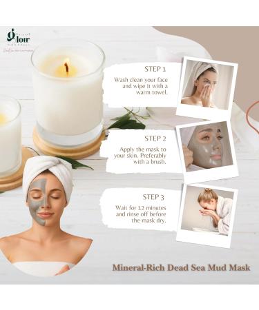 Natural Glow Dead Sea Skincare Gift Set Mud Mask Bath Salt Body Lotion & Mud Soap Detoxifying Hydrating & Mineral-Rich Spa Kit for Face & Body 100% Natural Travel-Friendly Pouch (4-in-1) - Buy Online on GoSupps.com