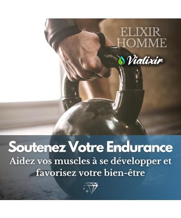 Powerful Stimulant for Men | Vitality Energy Endurance | Ashwagandha Organic Maca Red Ginseng Tribulus Terrestris Fenugreek | 60 Capsules | 100% Natural Made in France - Buy Online on GoSupps.com