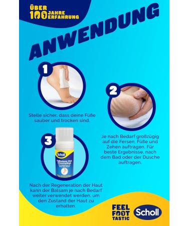 Scholl Intensive Nourishing Foot Balm Stick | Repair Dry Cracked Heels | 25% Urea Epsom Salt & Essential Oils for Healthy Feet - Buy Online on GoSupps.com
