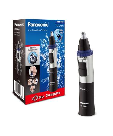 Panasonic ER-GN30-K Nose Ear Hair Trimmer in Blue - Precision Grooming Tool - Buy Online on GoSupps.com