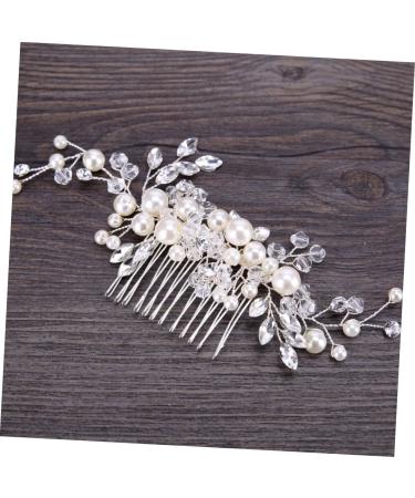 HAPINARY Wedding Hair Comb Tiara Comb for Bridal Crystal Hair Comb Bridal Hair Comb Hair up Wedding Bride Bride Comb - Buy Online on GoSupps.com