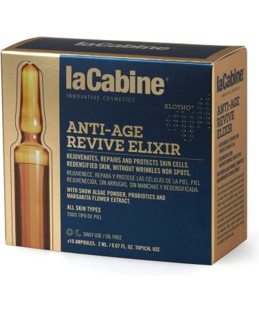 La Cabine Anti-Aging Revive Elixir - 10 Ampoules (2ml) | Best International Shipping - Buy Online on GoSupps.com