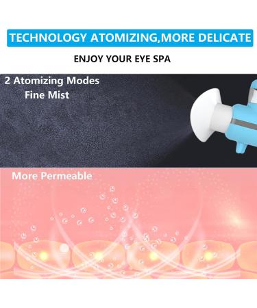 LIZICH Heated Eye Mist Sprayer for Dry Eyes Rechargeable Eye Mister with Moist Heat to Relief MGD Blepharitis Stye Chalazion Portable Heated Eye Steamer for Eye Skin Care in Office Or Travel - Buy Online on GoSupps.com