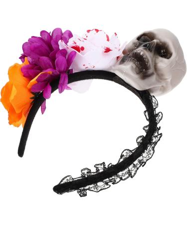 FOMIYES Lot De 3 -t tes De Mari e Pour Halloween Motif T te De Mort Et Fleurs Pour Gar ons Et Filles D corations De F te Pour Adultes 1 unit (Lot de 1) Multix3pcs - Buy Online on GoSupps.com