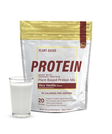 Essential Elements Pea Protein Powder - Very Vanilla | Low-carb Plant-Based Vegan Blend - Keto-Friendly and Gluten-Free | 20 Servings 18oz Very Vanilla 1.14 Pound (Pack of 1)