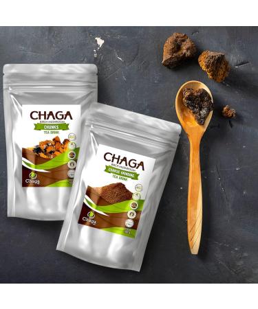 CedarWorld Chaga Natural Tea Lump sum tea 200g - Buy Online on GoSupps.com