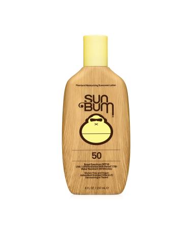 Sun Bum Original SPF 50 Sun Cream Lotion Moisturizing Sunscreen with Vitamin E Vegan and Reef Friendly Broad Spectrum UVA/UVB Protection 237ml SPF 50 237 ml (Pack of 1)