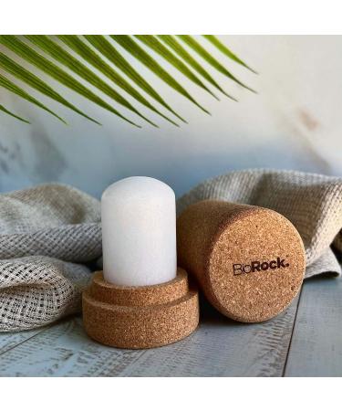 BioRock Crystal Natural Deodorant Stone - 2 Packs Unscented Eco-Friendly Zero Waste Salt Sticks for Women & Men - Plastic & Aluminum Free - 4.25 oz - Buy Online on GoSupps.com