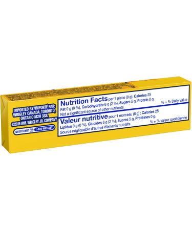 JUICY FRUIT Fruit Flavoured Chewing Gum 5 Chunks 18 Packs - Buy Online on GoSupps.com