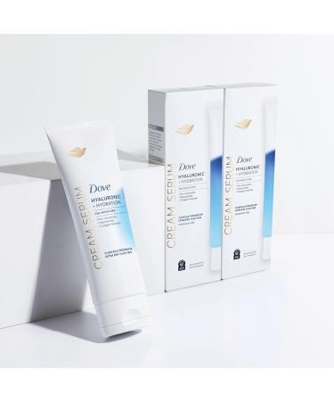 Dove Cream Serum with Hyaluronic Acid & Hydration | Pro-Ceramides Niacinamide & Collagen Peptides for Extra Dry Skin - 8 oz International Shipping - Buy Online on GoSupps.com