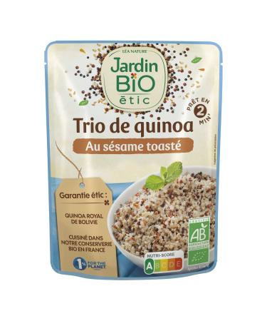 Jardin BIO tic - Trio of quinoa with toasted sesame - organic - Salty - AB certified - 220g bag