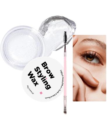 Eyebrow Soap - 14g Clear Eyebrow Gel Eyebrow Styling Gel | Long Lasting Natural Colorless Soft Thickening Effects Flexible Grip Dries Quickly Gift for Women