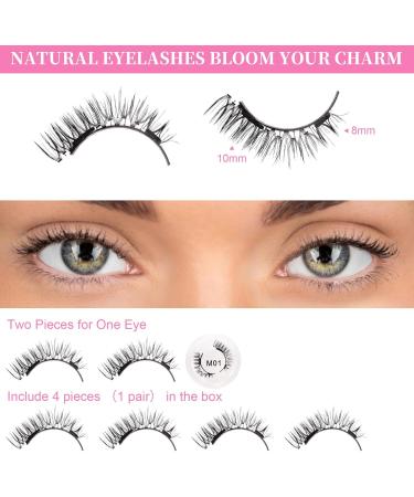 Fogrime Magnetic Eyelashes Magnetic Lashes Comfortable Glue-free Reusable Magnetic Eyelashes Natural Look Easy to Apply and Remove Classic Comic Style Instantly Create a Cute Look (Style 4+White Clip) - Buy Online on GoSupps.com