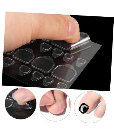 VINTORKY 20 Sheets Short Nails Sticker Nails Nail Stickers for Press on Nails Nail Glue Tabs Nail Glue Stickers for Press on Nails False Toenails for Big Toe Press on Nails Medium Nail Tabs - Buy Online on GoSupps.com