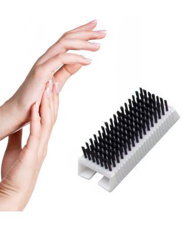 Dukal Hand Scrub Brush. Cleansing Brush for Hands. Nylon Bristles  Ergonomic Handle. Nail Cleaner Brush. Effective & Easy to Use for Handwashing. Toenail Brushes for Cleaning. Finger Nail Scrub Brush.